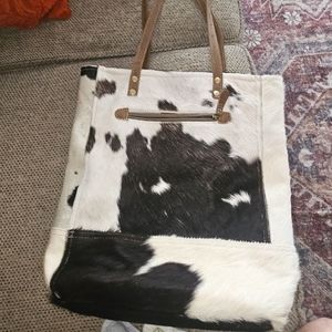Myra Cowhide tote